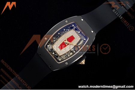 Richard Mille - RM07-01 Black Ceramic CER/RU Red Onyx ZF Asian CRMA2