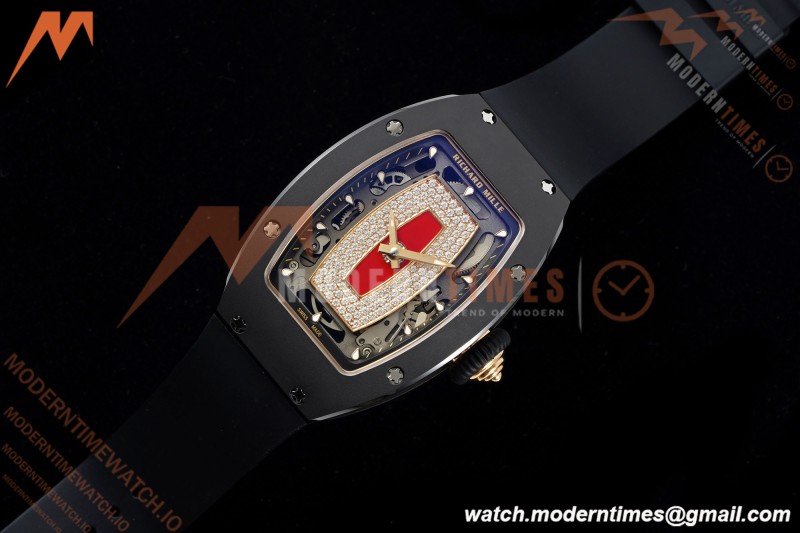 Richard Mille - RM07-01 Black Ceramic CER/RU Red Onyx ZF Asian CRMA2 | 리차드 밀 - RM07-01 블랙 세라믹 CER/RU 레드 오닉스 ZF 아시안 CRMA2