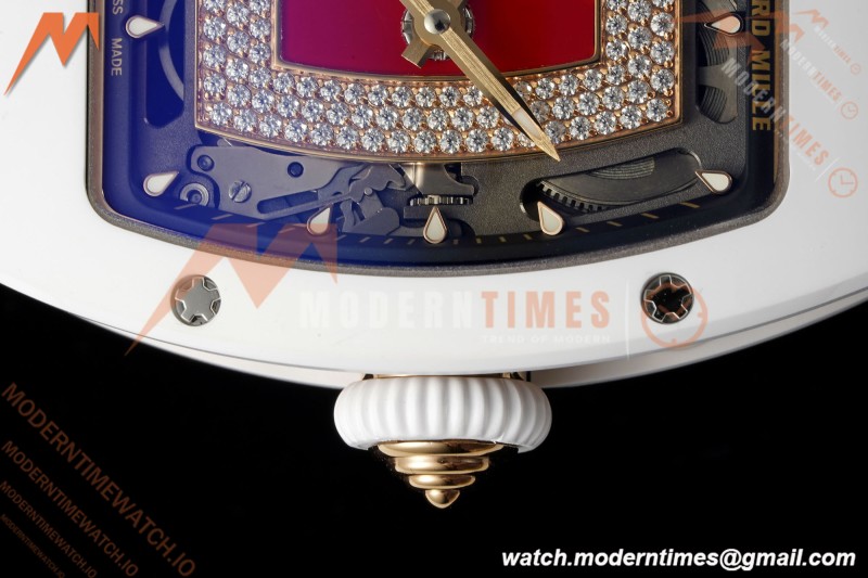 Richard Mille - RM07-01 White Ceramic CER/RU Red Onyx ZF Asian CRMA2 | 리차드 밀 - RM07-01 화이트 세라믹 CER/RU 레드 오닉스 ZF 아시안 CRMA2