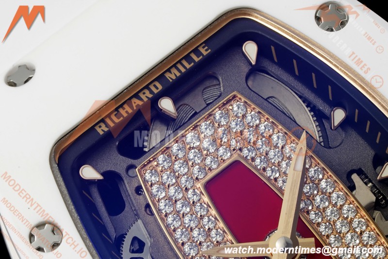 Richard Mille - RM07-01 White Ceramic CER/RU Red Onyx ZF Asian CRMA2 | 리차드 밀 - RM07-01 화이트 세라믹 CER/RU 레드 오닉스 ZF 아시안 CRMA2