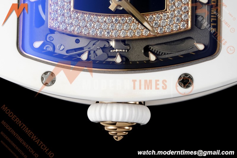 Richard Mille - RM07-01 White Ceramic CER/RU Black Onyx ZF Asian CRMA2 | 리차드 밀 - RM07-01 화이트 세라믹 CER/RU 블랙 오닉스 ZF 아시안 CRMA2