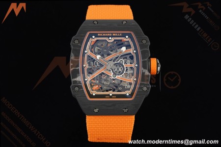 Richard Mille - RM67-02 Custom Made Lando Norris Black NTPT FC/NY Orn/Blk Skeleton VAF CRMA7