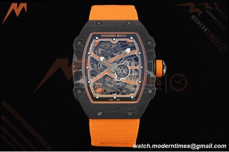 Richard Mille - RM67-02 Custom Made Lando Norris Black NTPT FC/NY Orn/Blk Skeleton VAF CRMA7 | 리차드 밀 - RM67-02 커스텀 메이드 랜도 노리스 블랙 NTPT FC/NY Orn/Blk 스켈레톤 VAF CRMA7