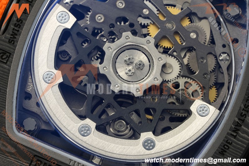 Richard Mille - RM67-02 Custom Made Lando Norris Black NTPT FC/NY Orn/Blk Skeleton VAF CRMA7