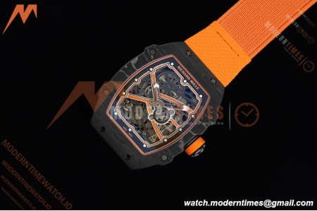 Richard Mille - RM67-02 Custom Made Lando Norris Black NTPT FC/NY Orn/Blk Skeleton VAF CRMA7 | 리차드 밀 - RM67-02 커스텀 메이드 랜도 노리스 블랙 NTPT FC/NY Orn/Blk 스켈레톤 VAF CRMA7