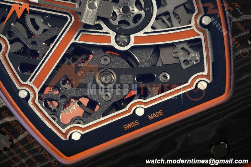 Richard Mille - RM67-02 Custom Made Lando Norris Black NTPT FC/NY Orn/Blk Skeleton VAF CRMA7