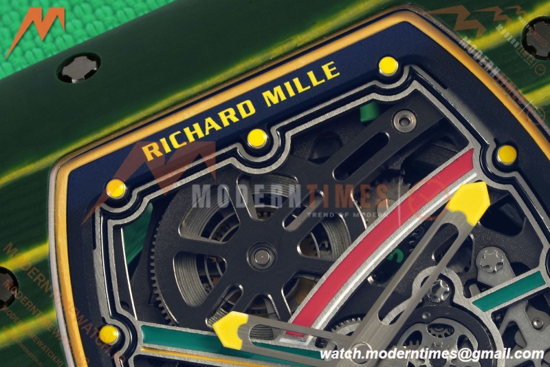 Richard Mille - RM67-02 Custom Made Wayde van Niekerk Green NTPT FC/NY Grn/Blk Skeleton VAF CRMA7