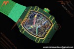 Richard Mille - RM67-02 Custom Made Wayde van Niekerk Green NTPT FC/NY Grn/Blk Skeleton VAF CRMA7