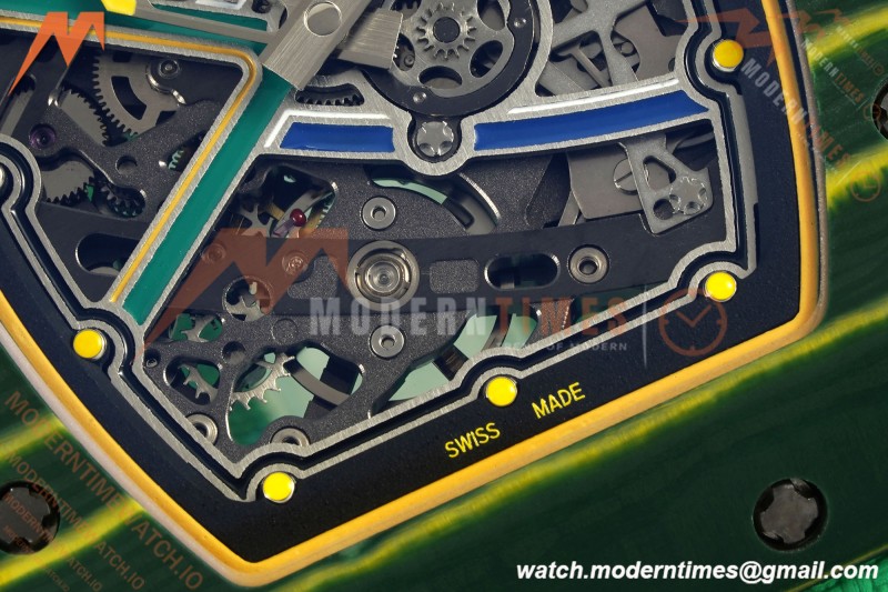 Richard Mille - RM67-02 Custom Made Wayde van Niekerk Green NTPT FC/NY Grn/Blk Skeleton VAF CRMA7