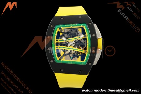 Richard Mille - RM061 Yohan Blake Black Ceramic Grn/Yelw/Yelw Skeleton APSF RMUL2