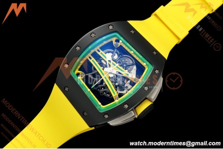 Richard Mille - RM061 Yohan Blake Black Ceramic Grn/Yelw/Yelw Skeleton APSF RMUL2
