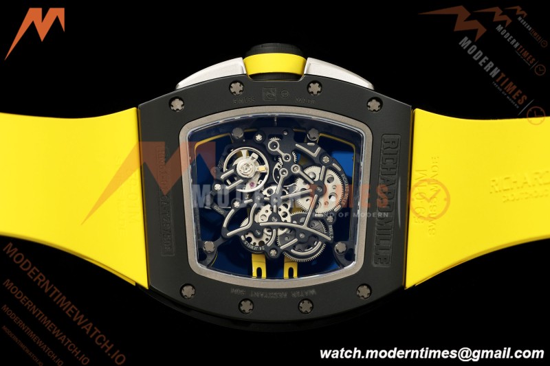 Richard Mille - RM061 Yohan Blake Black Ceramic Grn/Yelw/Yelw Skeleton APSF RMUL2