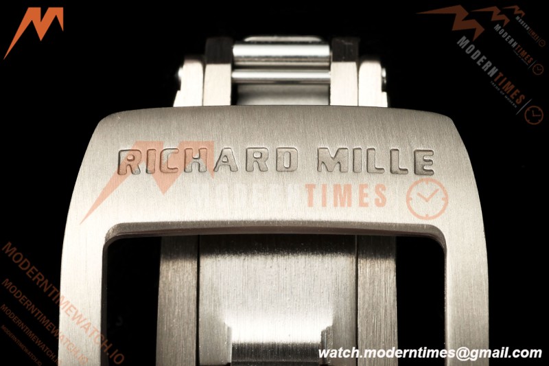Richard Mille - RM055 Bubba Watson Asia Edition White CER/RU Blk/Red Rehaut Skeleton APSF RMUL2