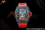 Richard Mille - RM35-02 Custom Made Black NTPT FC/RU Red/Blk Skeleton VPF RMAL1 Free Sprung | Richard Mille - RM35-02 맞춤 제작 블랙 NTPT FC/RU 레드/블랙 스켈레톤 VPF RMAL1 프리 스프링