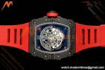 Richard Mille - RM35-02 Custom Made Black NTPT FC/RU Red/Blk Skeleton VPF RMAL1 Free Sprung | Richard Mille - RM35-02 맞춤 제작 블랙 NTPT FC/RU 레드/블랙 스켈레톤 VPF RMAL1 프리 스프링