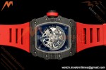 Richard Mille - RM35-02 Custom Made Black NTPT FC/RU Red/Blk Skeleton VPF RMAL1 Free Sprung | Richard Mille - RM35-02 맞춤 제작 블랙 NTPT FC/RU 레드/블랙 스켈레톤 VPF RMAL1 프리 스프링