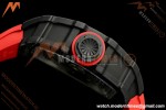 Richard Mille - RM35-02 Custom Made Black NTPT FC/RU Red/Blk Skeleton VPF RMAL1 Free Sprung | Richard Mille - RM35-02 맞춤 제작 블랙 NTPT FC/RU 레드/블랙 스켈레톤 VPF RMAL1 프리 스프링