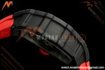 Richard Mille - RM35-02 Custom Made Black NTPT FC/RU Red/Blk Skeleton VPF RMAL1 Free Sprung | Richard Mille - RM35-02 맞춤 제작 블랙 NTPT FC/RU 레드/블랙 스켈레톤 VPF RMAL1 프리 스프링