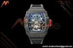 Richard Mille - RM35-02 Custom Made Black NTPT FC/RU Blk/Blk Skeleton VPF RMAL1 Free Sprung