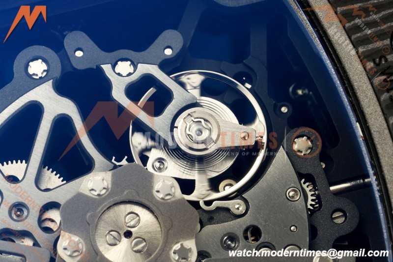 Richard Mille - RM35-02 Custom Made Black NTPT FC/RU Blk/Blk Skeleton VPF RMAL1 Free Sprung