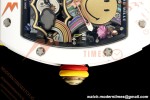 Richard Mille - RM88 Smiley White Ceramic Velcro Yellow Nylon Strap Skeleton Dial RMF Tourbillon