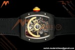 Richard Mille - RM88 Smiley Black Ceramic Velcro Black Nylon Strap Skeleton Dial RMF Tourbillon | 리차드 밀 - RM88 스마일리 블랙 세라믹 벨크로 블랙 나일론 스트랩 스켈레톤 다이얼 RMF 투르비용