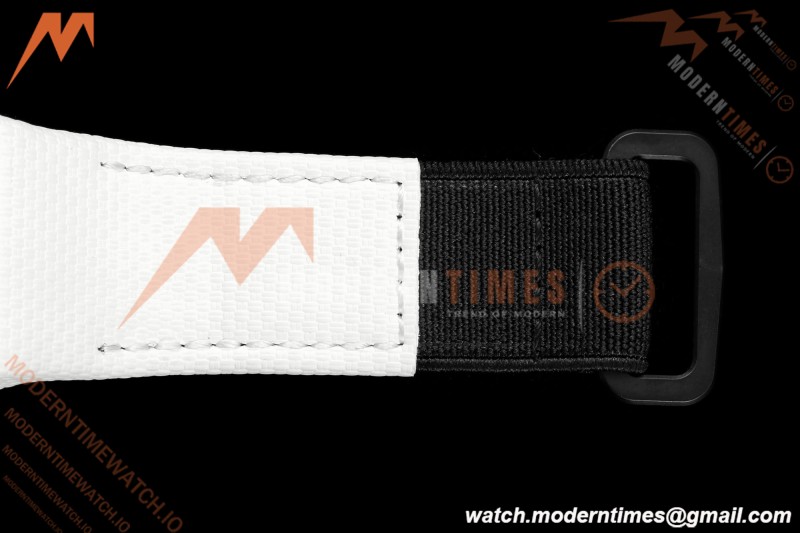 Richard Mille - RM88 Smiley White Ceramic Velcro White Nylon Strap Skeleton Dial RMF Tourbillon