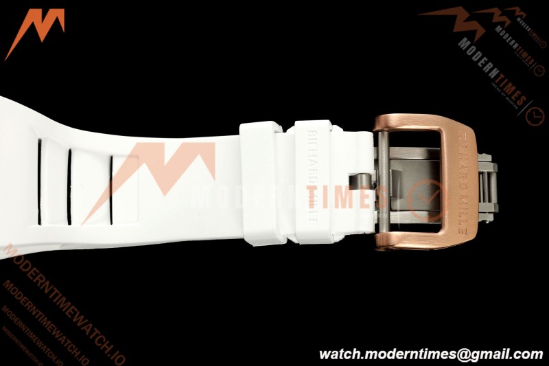 Richard Mille - RM88 Smiley White Ceramic White Rubber Strap Skeleton Dial RMF Tourbillon