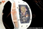 Richard Mille - RM88 Smiley White Ceramic White Rubber Strap Skeleton Dial RMF Tourbillon
