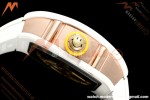 Richard Mille - RM88 Smiley White Ceramic White Rubber Strap Skeleton Dial RMF Tourbillon