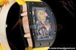 Richard Mille - RM88 Smiley Black Ceramic Yellow Rubber Strap Skeleton Dial RMF Tourbillon