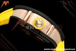 Richard Mille - RM88 Smiley Black Ceramic Yellow Rubber Strap Skeleton Dial RMF Tourbillon