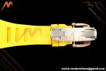Richard Mille - RM88 Smiley White Ceramic Yellow Rubber Strap Skeleton Dial RMF Tourbillon