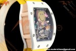 Richard Mille - RM88 Smiley White Ceramic Yellow Rubber Strap Skeleton Dial RMF Tourbillon