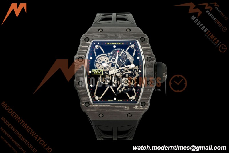 Richard Mille - RM35-01 Rafael Nadal Blk/Blk/Blk NTPT M1F RMUL3 | 리차드 밀 - RM35-01 라파엘 나달 블랙/블랙/블랙 NTPT M1F RMUL3