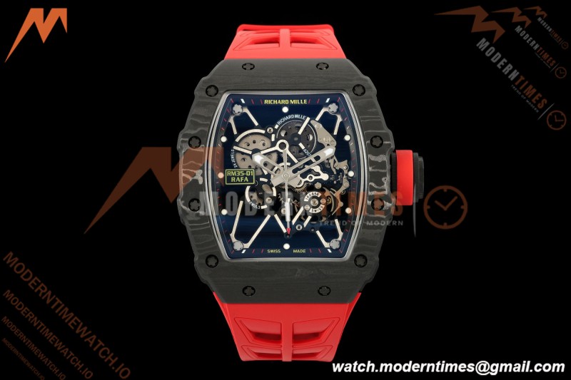 Richard Mille - RM35-01 Rafael Nadal Blk/Red/Red NTPT M1F RMUL3 | 리차드 밀 - RM35-01 라파엘 나달 블랙/레드/레드 NTPT M1F RMUL3