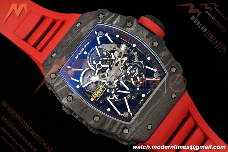 Richard Mille - RM35-02 Rafael Nadal Blk/Red/Red NTPT Skeleton Dial APSF RMAL1