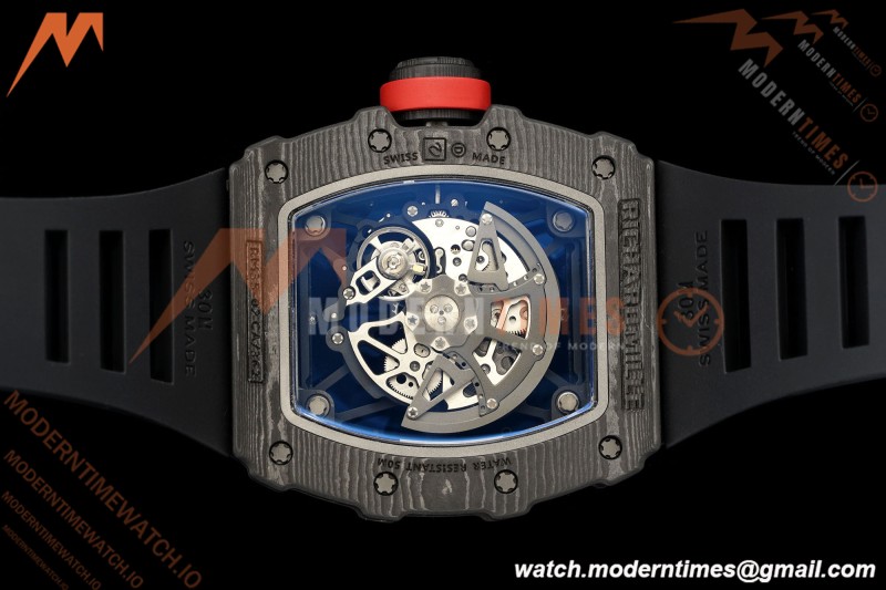 Richard Mille - RM35-02 Rafael Nadal Blk/Blk/Red NTPT Skeleton Dial APSF RMAL1 | 리차드 밀 - RM35-02 라파엘 나달 블랙/블랙/레드 NTPT 스켈레톤 다이얼 APSF RMAL1