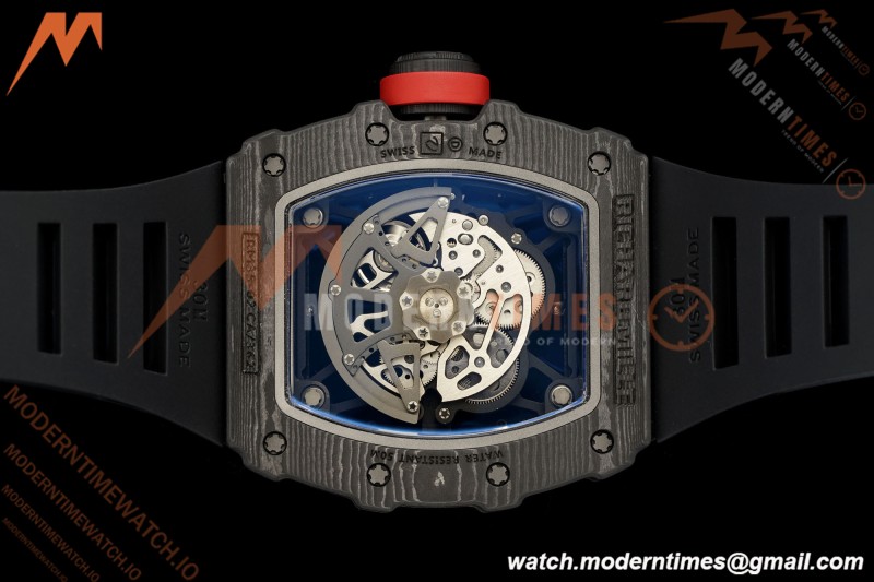 Richard Mille - RM35-02 Rafael Nadal Blk/Blk/Red NTPT Skeleton Dial APSF RMAL1 | 리차드 밀 - RM35-02 라파엘 나달 블랙/블랙/레드 NTPT 스켈레톤 다이얼 APSF RMAL1