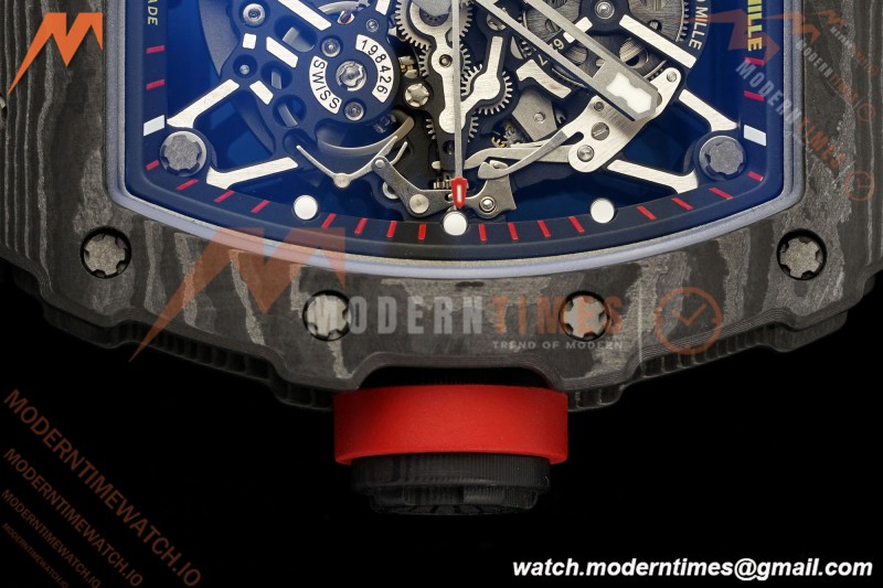 Richard Mille - RM35-02 Rafael Nadal Blk/Blk/Red NTPT Skeleton Dial APSF RMAL1 | 리차드 밀 - RM35-02 라파엘 나달 블랙/블랙/레드 NTPT 스켈레톤 다이얼 APSF RMAL1