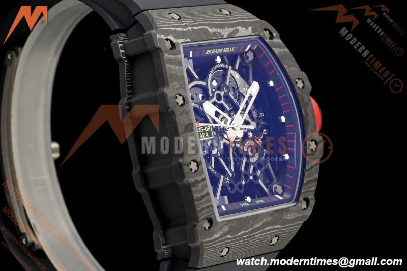 Richard Mille - RM35-02 Rafael Nadal Blk/Blk/Red NTPT Skeleton Dial APSF RMAL1 | 리차드 밀 - RM35-02 라파엘 나달 블랙/블랙/레드 NTPT 스켈레톤 다이얼 APSF RMAL1
