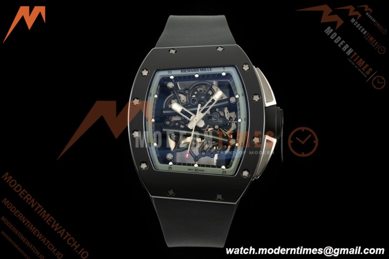 Richard Mille - RM061 Yohan Blake Black Ceramic Blk/Gry/Blk Skeleton RF Free Sprung Titanium RMUL2