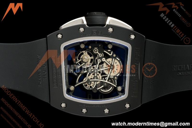 Richard Mille - RM061 Yohan Blake Black Ceramic Blk/Gry/Blk Skeleton RF Free Sprung Titanium RMUL2