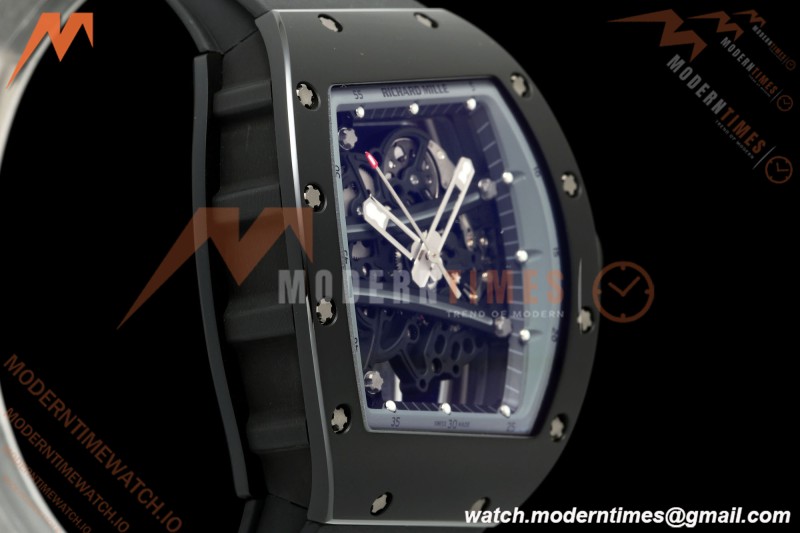 Richard Mille - RM061 Yohan Blake Black Ceramic Blk/Gry/Blk Skeleton RF Free Sprung Titanium RMUL2