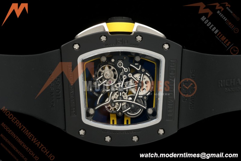 Richard Mille - RM061 Yohan Blake Black Ceramic Blk/Grn/Yelw Skeleton RF Free Sprung Titanium RMUL2