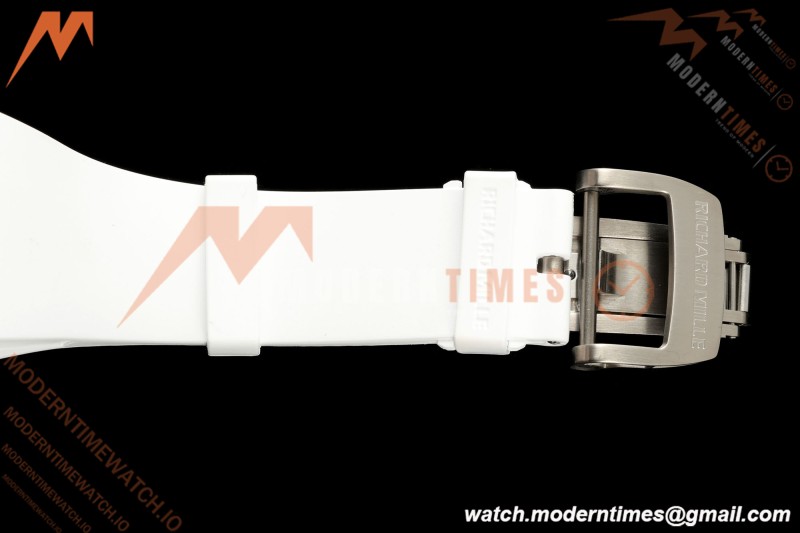 Richard Mille - RM061 Asian Limited Edition White Ceramic Wht/Grn/Yelw Skeleton RF Free Sprung Titanium RMUL2