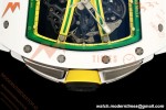 Richard Mille - RM061 Asian Limited Edition White Ceramic Wht/Grn/Yelw Skeleton RF Free Sprung Titanium RMUL2