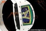 Richard Mille - RM061 Asian Limited Edition White Ceramic Wht/Grn/Yelw Skeleton RF Free Sprung Titanium RMUL2