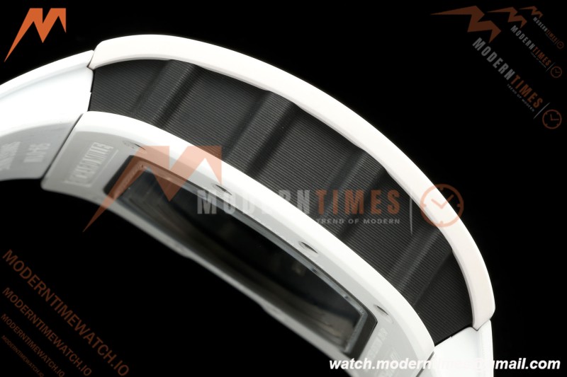 Richard Mille - RM061 Asian Limited Edition White Ceramic Wht/Grn/Yelw Skeleton RF Free Sprung Titanium RMUL2