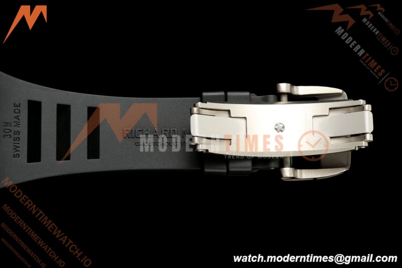 Richard Mille - RM35-02 Custom Made Black NTPT MOD Case FC/RU Blk/Blk Skeleton VAF RMAL1 Free Sprung
